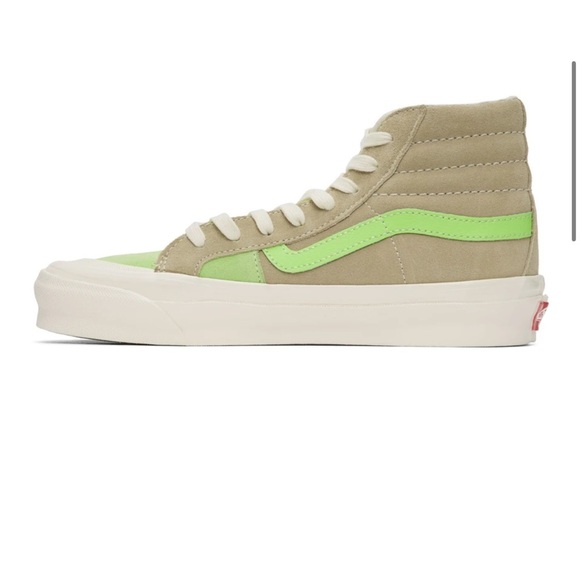 NWT Vans Green Suede OG 138 LX High Top Sneakers Men Size 10 US - Picture 3 of 6